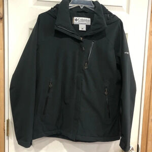 Columbia Titanium Black Ski Jacket Womens Size L